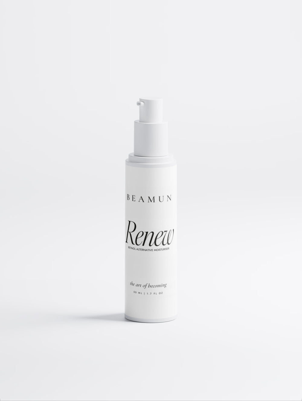 Renew moisturiser and its carton, front view