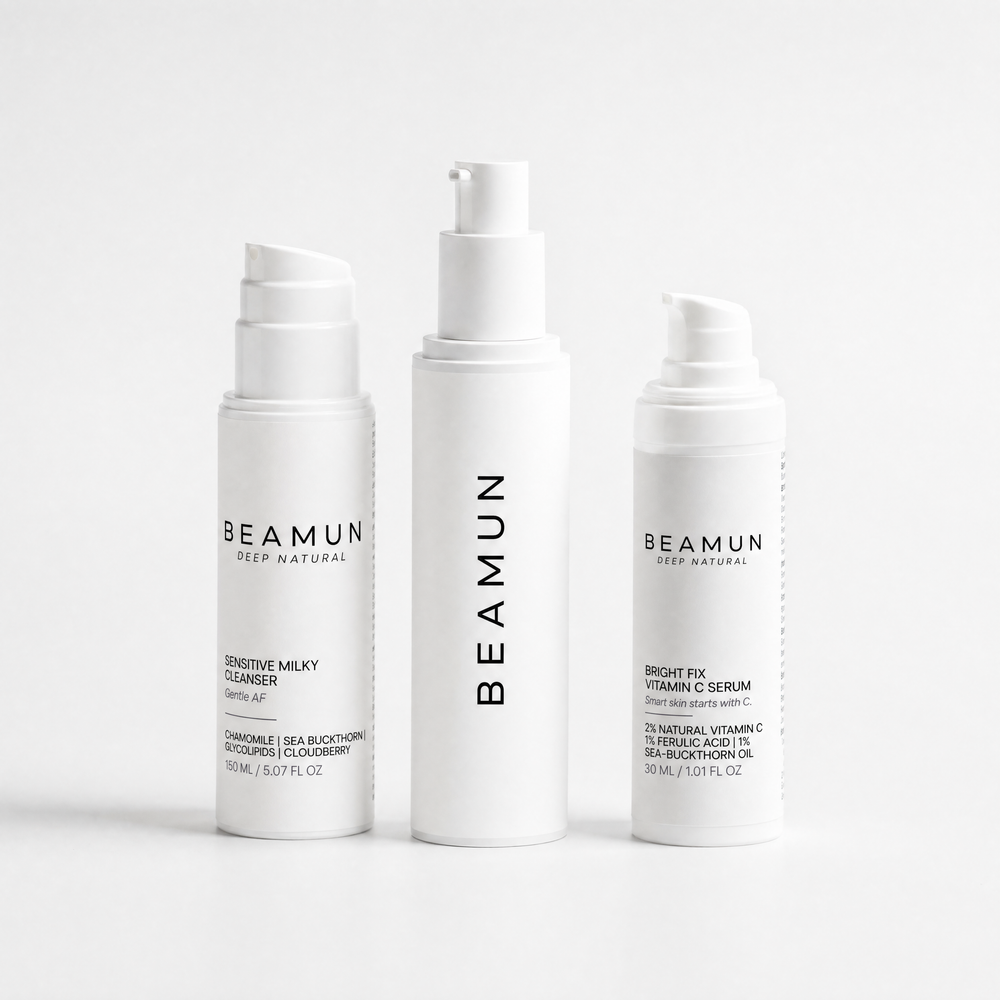 Becoming Ritual ( Organic Cleanser + Natural Anti-Age Moisturiser + Natural Vitamin C Protection )