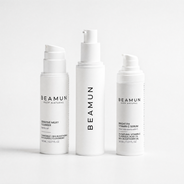 Becoming Ritual ( Organic Cleanser + Natural Anti-Age Moisturiser + Natural Vitamin C Protection )