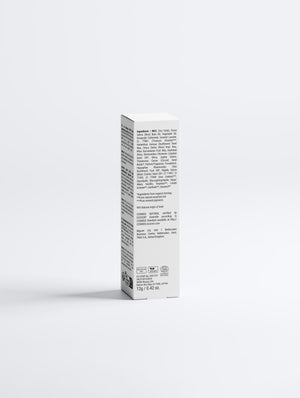 The back of the Shield carton, showing the full ingredient list
