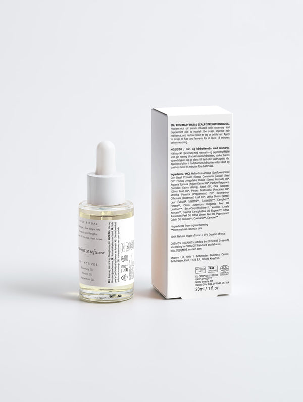 The back of the Grow carton, showing the full ingredient list, beside the bottle